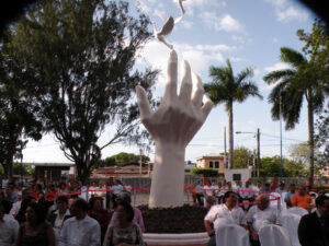 Comandante Lenin Cerna y Vocente Chaves